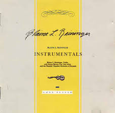 Instrumentals 1982-86 / Blaine L. Reininger (1987)